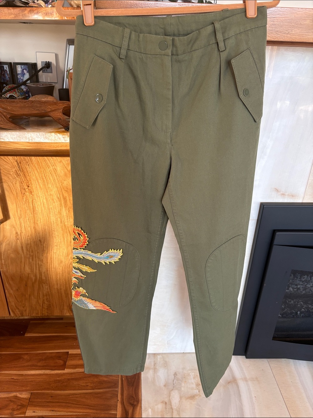 Sandro Paris Cotton Military Pants - Picture 2 of 6